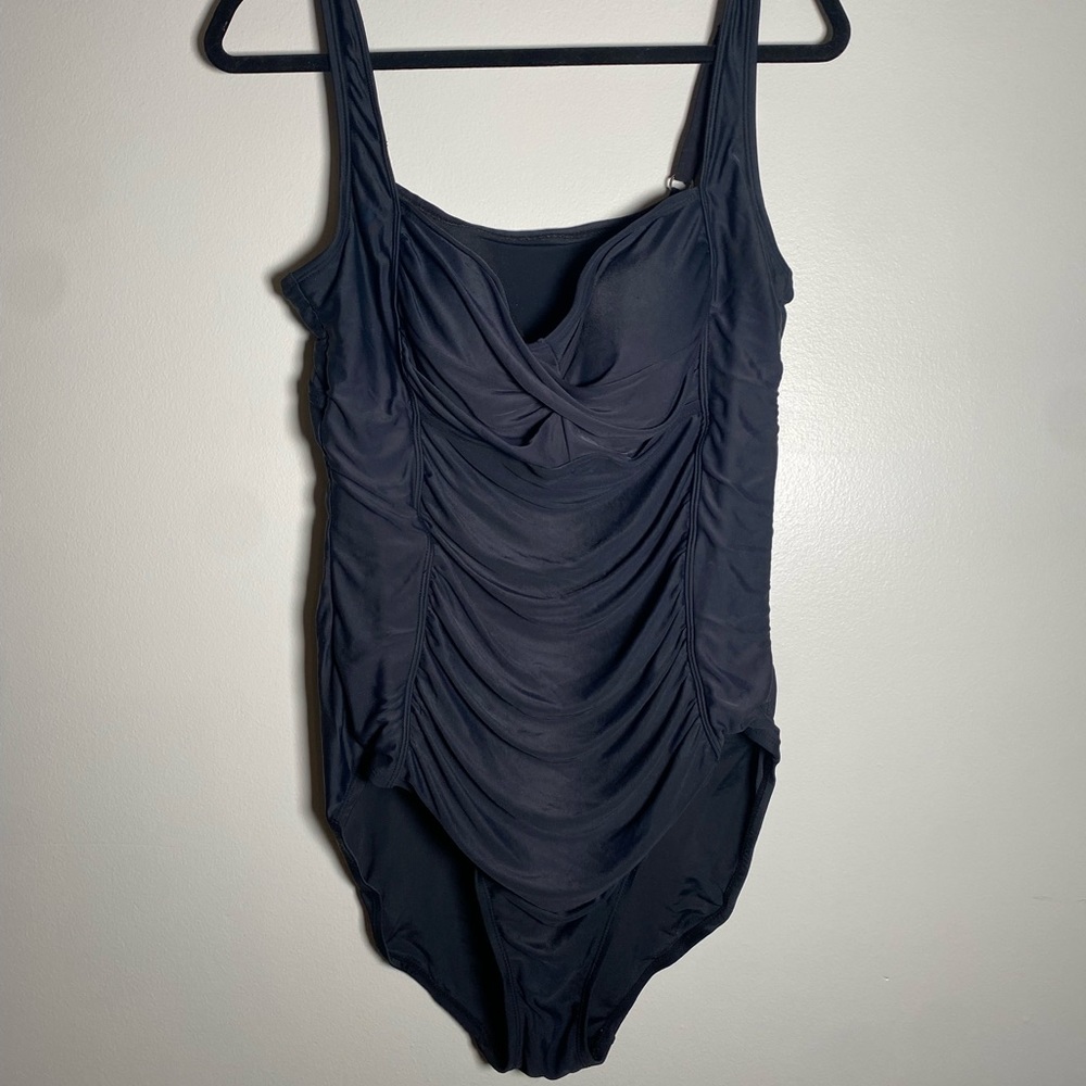 BLACK One Piece Swimsuit by Merona